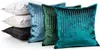 Dekorativer Kissenbezug Sofakissen ROYAL 1 blau 45x45 blau Produktbild-Vorschau 3