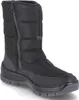 A black winter boot is shown against a white background. Voir les images du produit