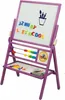 Aga4Kids Doppelseitige Kindertafel TF Violett Produktbild-Vorschau 1
