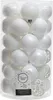 Ornamenti natalizi in plastica 6cm set di 37 - bianco Anteprima dell’immagine prodotto 3