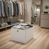 1 Stück Weiß Faltbox 28 x 28 x 28 cm Aufbewahrungsbox Produktbild-Vorschau 4