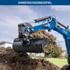 Scheppach lopata na úpravu svahov, 70 cm, pre minibágre Náhľad obrázku produktu 4
