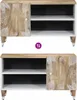 vidaXL TV-Schrank 80x31,5x46 cm Massivholz Mango Produktbild-Vorschau 5