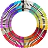 Curtzy Stickgarn Baumwolle Nähgarn Set (100 Stk) – 8m Bunte Produktbild-Vorschau 1
