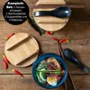 Ramen-Schalen-Set, 2er, Keramik, blau, mit Deckel & Löffel Produktbild-Vorschau