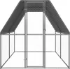 vidaXL Gabbia per polli da esterno 2x4x2 m Acciaio zincato Anteprima dell’immagine prodotto 1