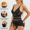 ASKSA Damen Shapewear Bauchweg Body Shaper Top V-Ausschnitt Produktbild-Vorschau 3