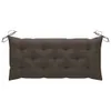 vidaXL Banc de jardin pliable avec support 118 cm bambou Voir les images du produit 6