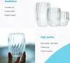 Intirilife 4x Doppelwandiges Thermo Glas - Striped Style - Produktbild-Vorschau 5