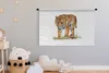 MuchoWow® Wandteppich Wandbehang Tiger - Gras - Bild Produktbild-Vorschau 3