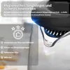 Close-up of a glass kettle with text highlighting its features. Produktbild-Vorschau