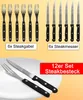 12-teiliges steakmesser set, steakbesteck, 6 personen, Produktbild-Vorschau 3