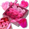 EDIBAZZAR | Künstliche Seifenrosen Blumen 9 Stück Geschenk Produktbild-Vorschau 3