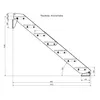 Stahltreppe 7 Stufen bis Höhe 140 cm, Laufbreite : 90 cm Produktbild-Vorschau 6