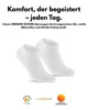 Sneaker Socken Herren Damen Baumwolle - 70102T Weiß 39-42 Produktbild-Vorschau 6