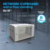 Extralink Szafa Rackmount 6U 600x450 Grey Naścienna - Półka Podgląd zdjęcia produktu 7
