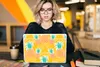 MuchoWow® Laptop Aufkleber Sticker Cover Dschungel - Ananas Produktbild-Vorschau 5