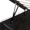 OKWISH Lit Coffre 140x200 cm - Tête De Lit Fleur Réglable - Voir les images du produit 6