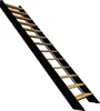 SPECTRA - Gerade Treppe mit integrierten LEDs, schwarz Produktbild-Vorschau 1