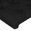 Kopfteil mit Ohren Schwarz 203x23x118/128 cm Stoff Produktbild-Vorschau 5