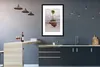 MuchoWow® MuchoWow® Gerahmtes Poster Meer - Insel - Gehirn Produktbild-Vorschau 5