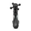 A black faucet on a white background. Produktbild-Vorschau