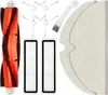 A collection of robot vacuum cleaner replacement parts laid out on a white background. Produktbild-Vorschau