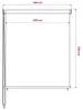 vidaXL Tenda a rullo per esterni 240 x 230 cm Bianco Anteprima dell’immagine prodotto 5