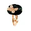 Friends Ring aus Rosa Obsidian mit glitzerndem Produktbild-Vorschau 2