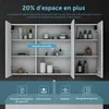 doporro Armoire Murale Salle de Bains avec Miroir Placard Voir les images du produit 3