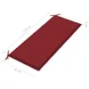 vidaXL Banc de jardin pliable avec support 118 cm bambou Voir les images du produit 10