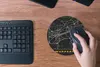 MuchoWow® Mauspad Mousepad Stadtplan - Deutschland - Gold - Produktbild-Vorschau 4