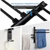 Handtuchhalter, 5-poliger Badhandtuchhalter, 180° drehbar, Produktbild-Vorschau 2