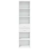 vidaXL Highboard Weiß 45x42,5x185 cm Holzwerkstoff Produktbild-Vorschau 4