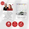 Tafelkalender 2027 abwischbar A4 Rot - Wandkalender mit Produktbild-Vorschau 8