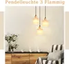 ZMH Pendelleuchte Holz Weiß Esstischlampe Vintage Produktbild-Vorschau 9