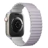 Uniq Revix Magnetarmband Apple Watch Lila-Weiß Produktbild-Vorschau 3