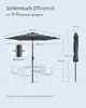 SONGMICS Sonnenschirm Ø 270 cm mit 32 LED-Lämpchen Produktbild-Vorschau 13