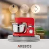 Arebos Küchenmaschine mit 2 Rührschüsseln, Rot, 220 - 240 Produktbild-Vorschau 7
