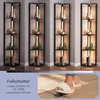 EDISHINE Stehlampe Dimmbar Wohnzimmer Schwarz, Standleuchte Produktbild-Vorschau 2