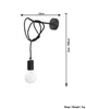 Kinkiet EDISON, zwart, 1xE27x60W, metaal, afmetingen: Productafbeelding-voorbeeld 3
