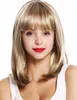 WIG ME UP Perücke schulterlang glatt Pony Blond gesträhnt Produktbild-Vorschau 1