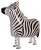 Folienballon Airwalker Zebra, ca. 65 x 43 cm Produktbild-Vorschau 2