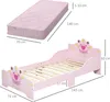 HOMCOM Lit Enfant - lit d'enfant Design Princesse Motif Voir les images du produit 5