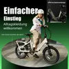 20 Ah, 20-palcový mestský skladací elektrobicykel, pedelec Náhľad obrázku produktu 7