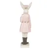 Clayre & Eef Figur Kaninchen 23 cm Beige Rosa Polyresin Produktbild-Vorschau 3