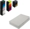 Jersey Spannbettlaken Doppelpack 90 - 100 x 200 cm Silber Produktbild-Vorschau 1