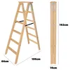 KADAX houten trap, uitschuifbaar, 2x6 treden, inklapbaar, Productafbeelding-voorbeeld 2
