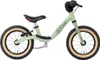 A light green balance bike with tan tires is shown against a white background. Produktbild-Vorschau