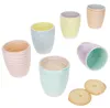 Set di 6 tazze da moka Pastello in gres color pastello da Anteprima dell’immagine prodotto 1